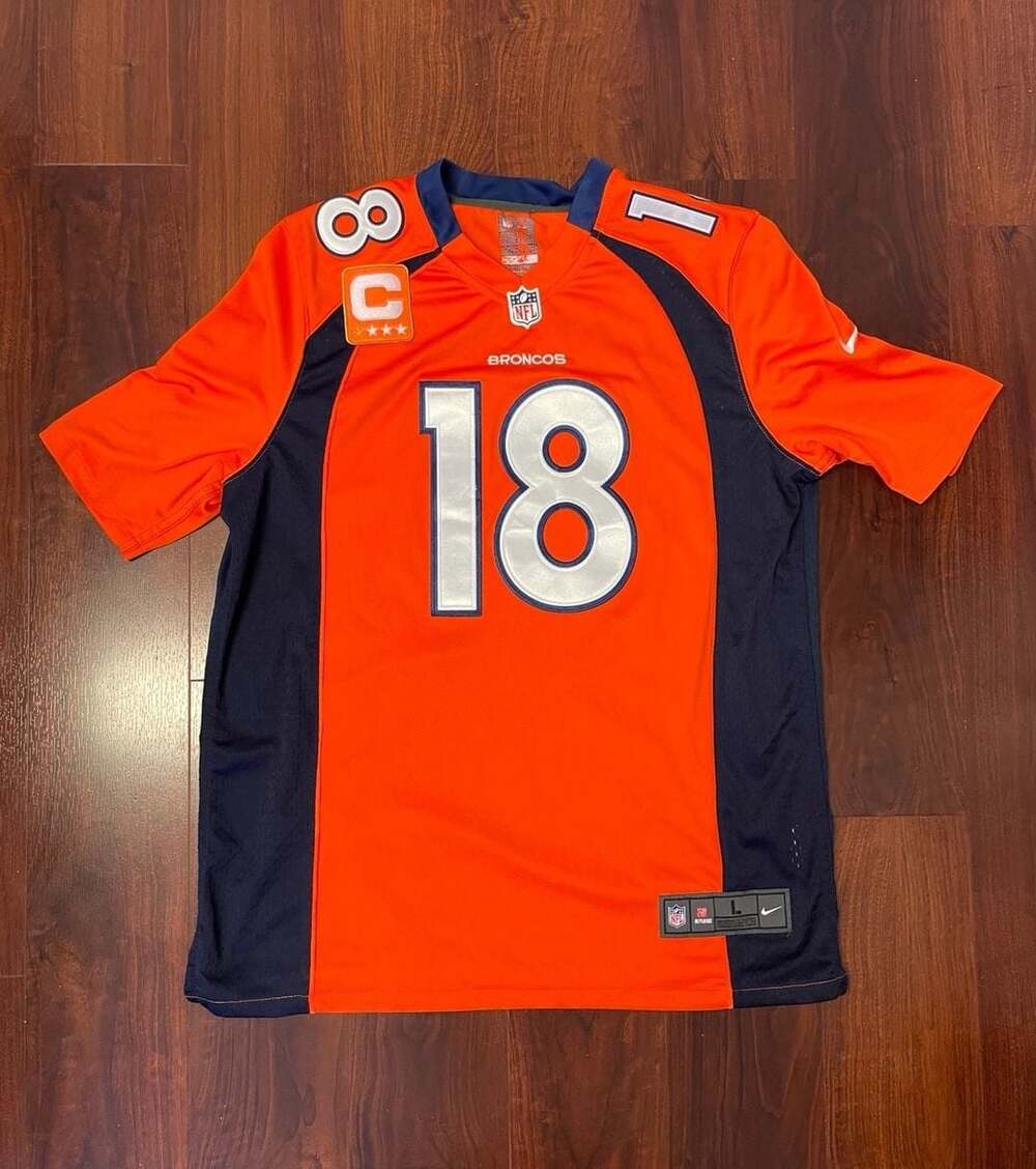 Nike NFL Denver Broncos Peyton Manning #18 Limited Jersey Size L